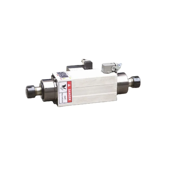 6KW double-ended spindle motor for router Air-cooled spindle motor