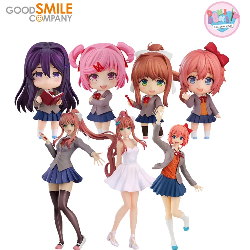 

Good Smile Genuine Nendoroid Doki Doki Literature Club! Anime Figure POP UP PARADE Yuri Sayori Natsuki Monika Action Figure Toys