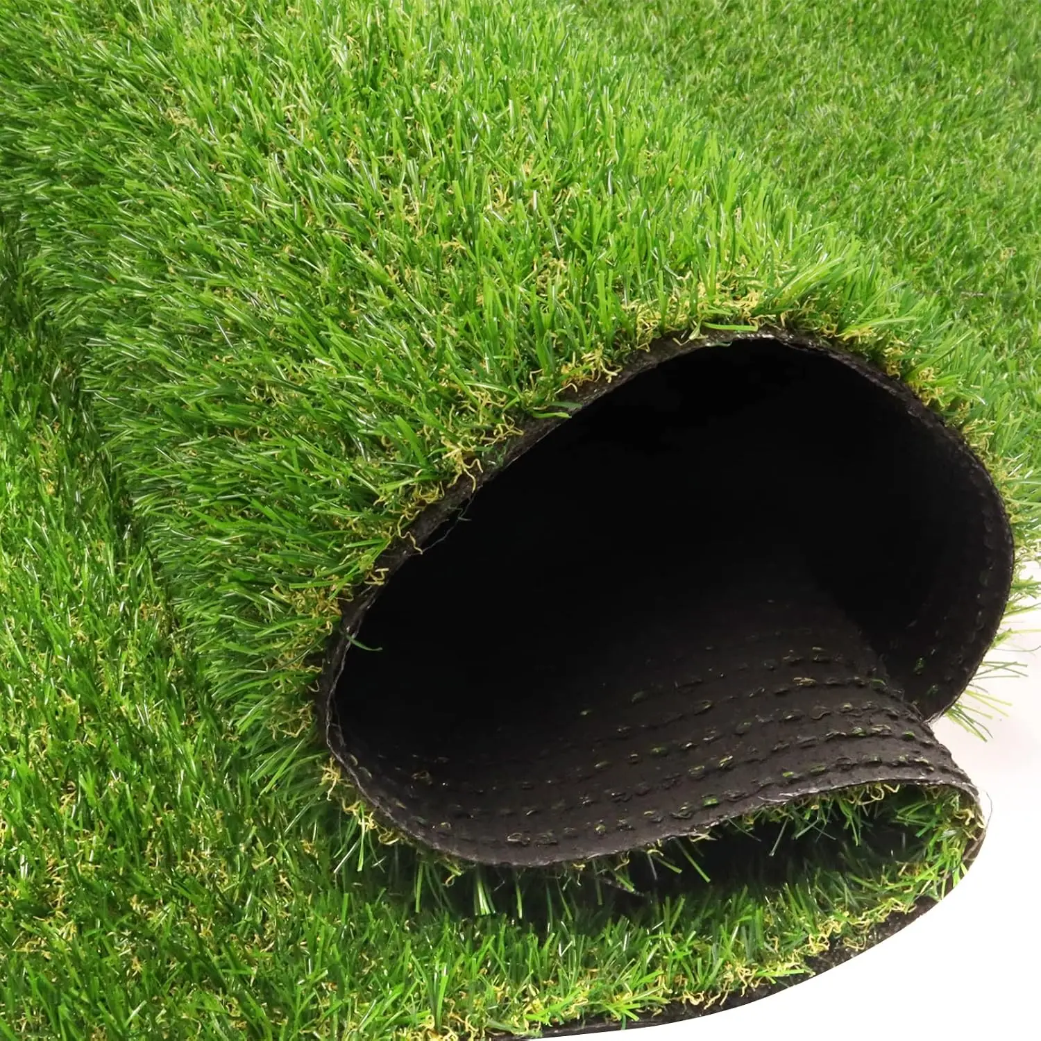 Artificial Turf Grass Indoor Outdoor 10 ft x 10 ft, 0.8 inch Realistic Synthetic Fake Grass, Artificial Lawn Rug, Customized