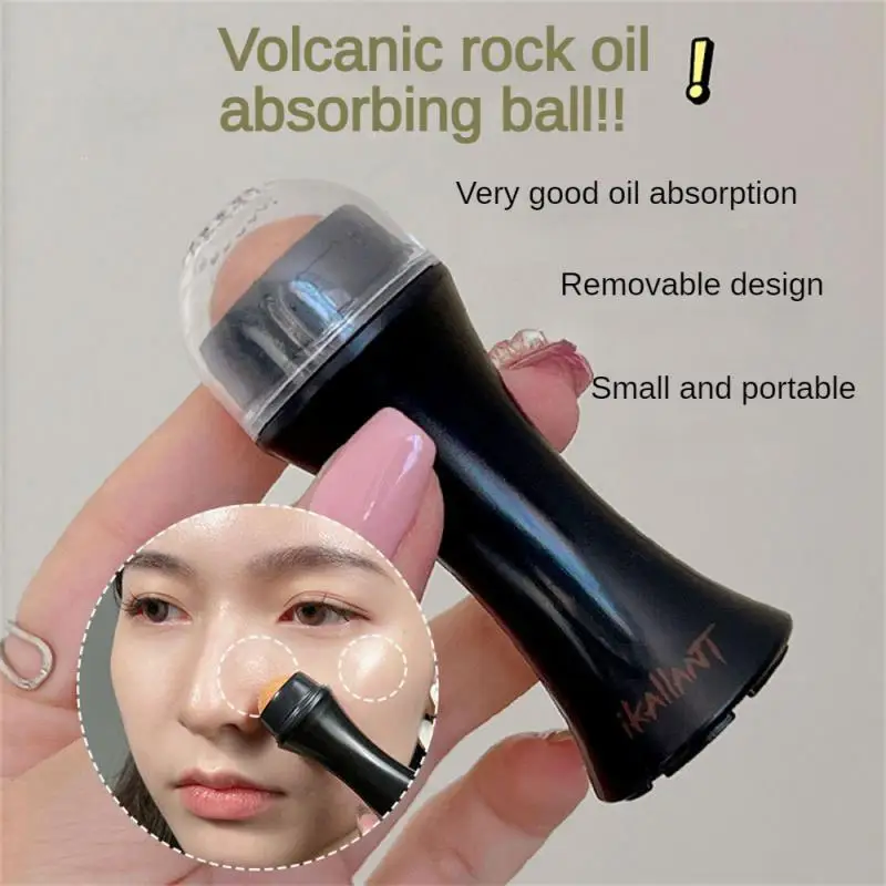 Face To Greasy Portable Oil Absorption Ball Clean Pores Volcano Oil Absorption Ball Oil Absorption Stick