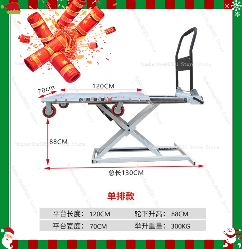 

Portable Small Hydraulic Lift Table Scissor Lift Trolley Manual Electric Loading Unloading Platform Cart for Warehouse Logistics