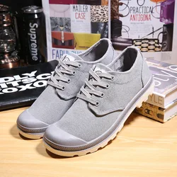 Low-top Canvas Shoes New Casual Simple Men Shoe Outdoor Hiking Shoe All-match Breathable Sports Men Shoes Versatile Casual Shoe