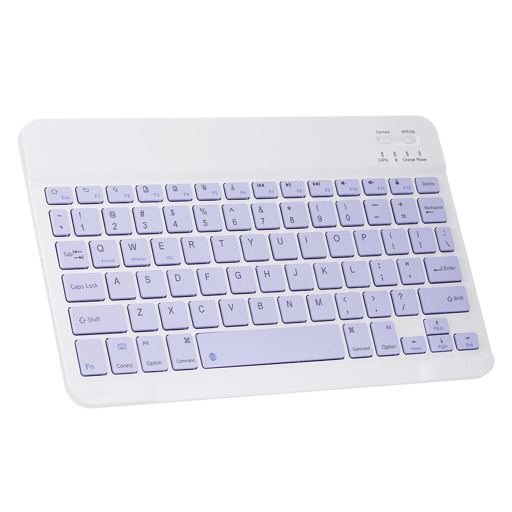 10-inch Wireless Bluetooth Keyboard Rechargeable Gaming Keyboards For PC Tablet Ipad Phone Universal Slim Portable Keyboard