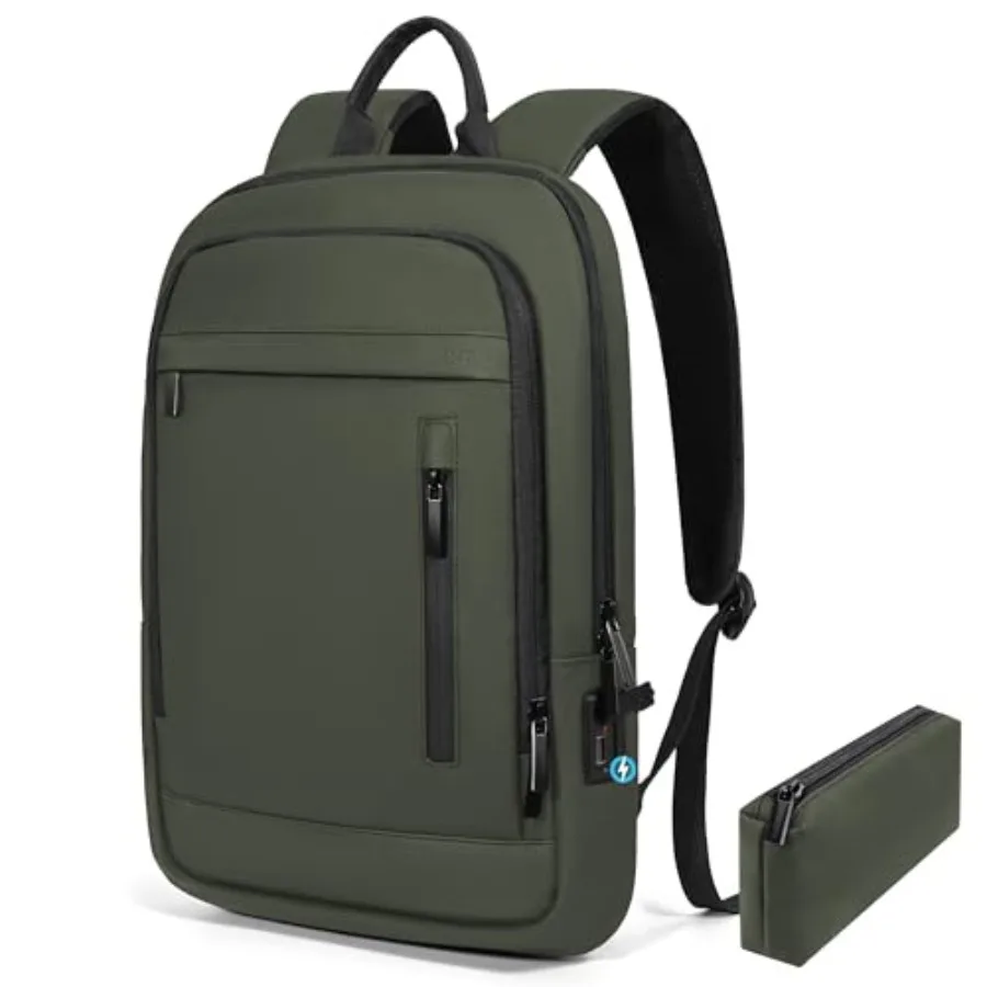 

Business Backpack for Men Lightweight Commute Laptop Backpack Anti-Theft Water Resistant Backpack for 15.6 Inch Computer for Da