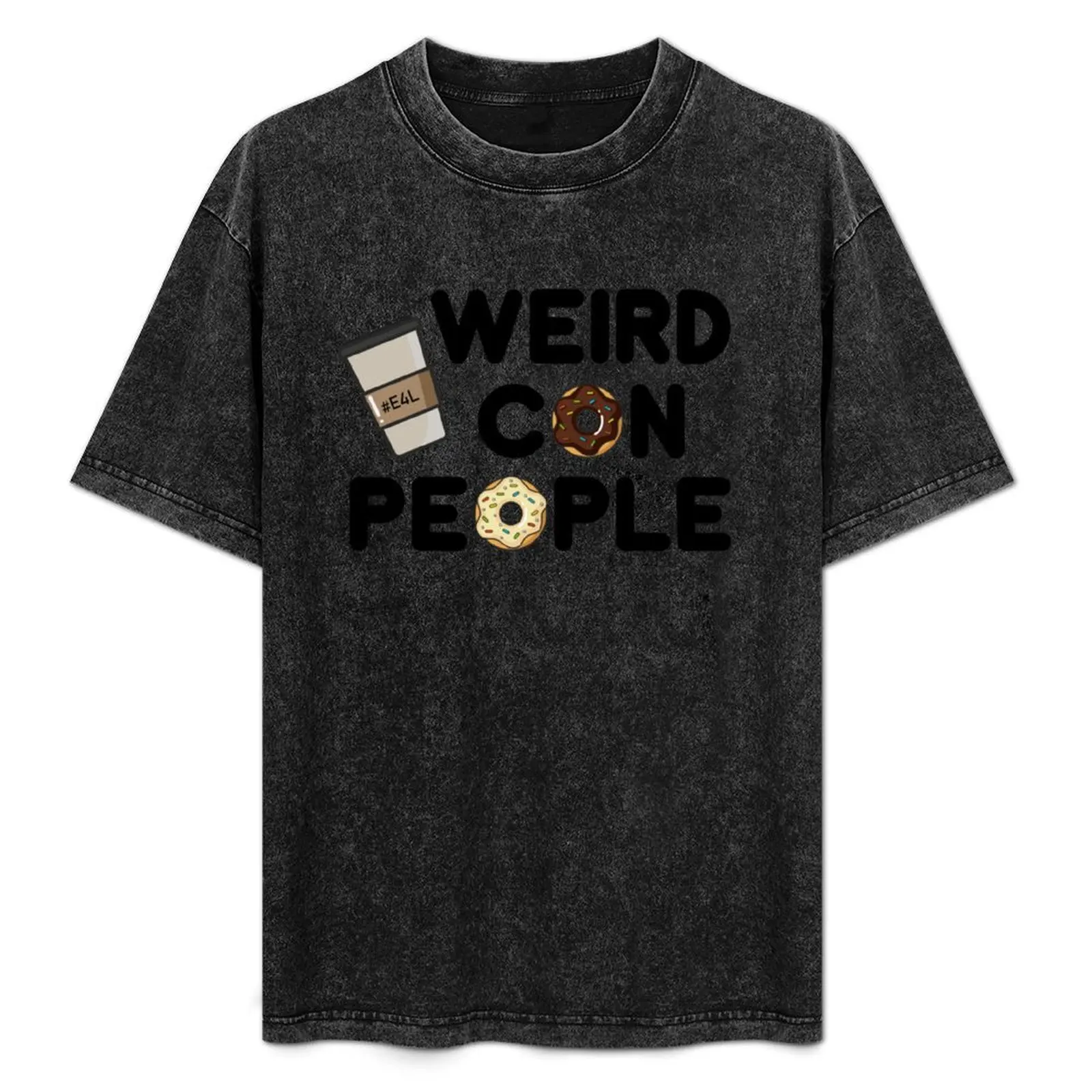

Weird Con People Donuts T-Shirt Quick Dry Training Short Sleeve Tee
