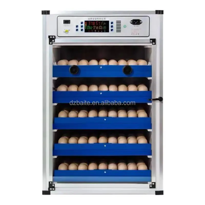 Automatic 340 Solar & Dual Power Chicken Egg Incubator For Ostrich Duck Goose Turkey Emu & Reptile Eggs High Hatching Rate