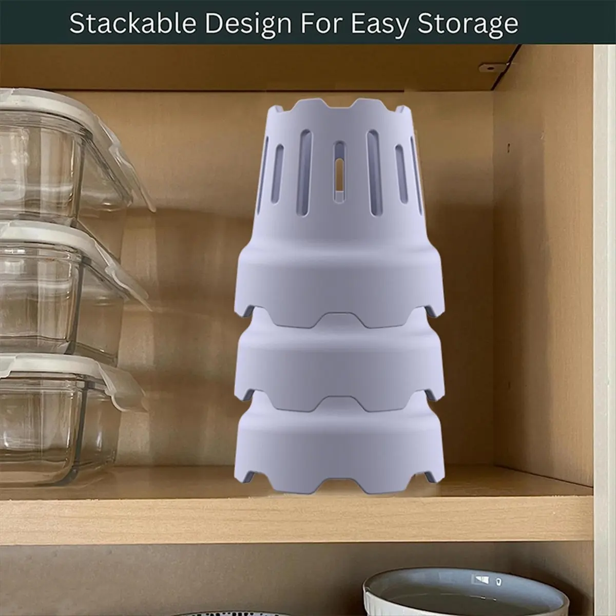 Present Water Bottle Drying Rack, Bottle Dryer Rack for Faster Drying, Silicone Rack Dryer for Stanley Cup Accessories Grey