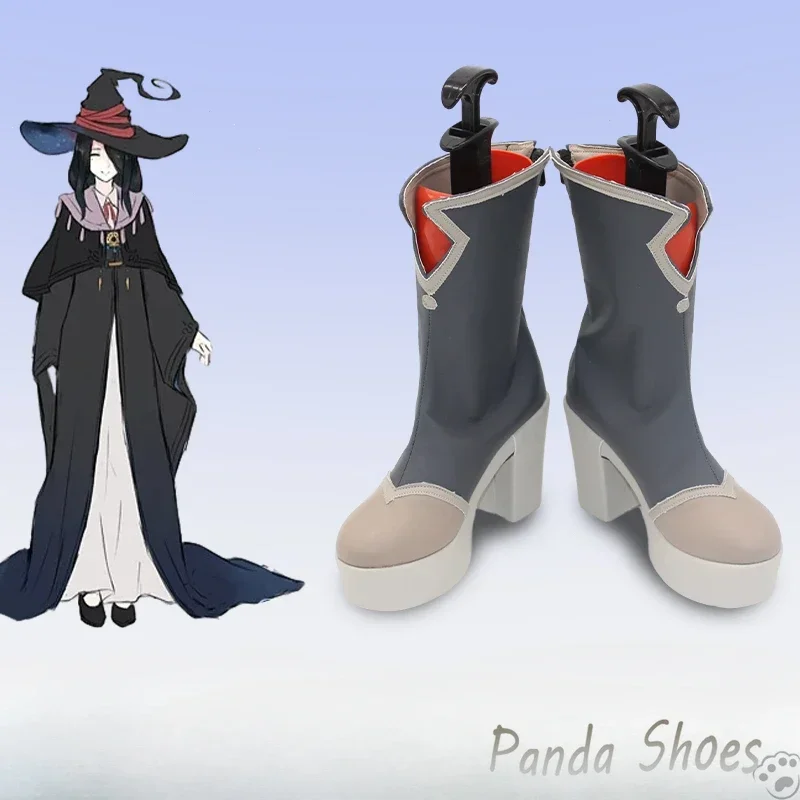 fran-cosplay-chaussures-anime-sorciere-errante-le-voyage-d'elaina-cos-bottes-fran-cosplay-costume-accessoire-chaussures-pour-la-fete-d'halloween