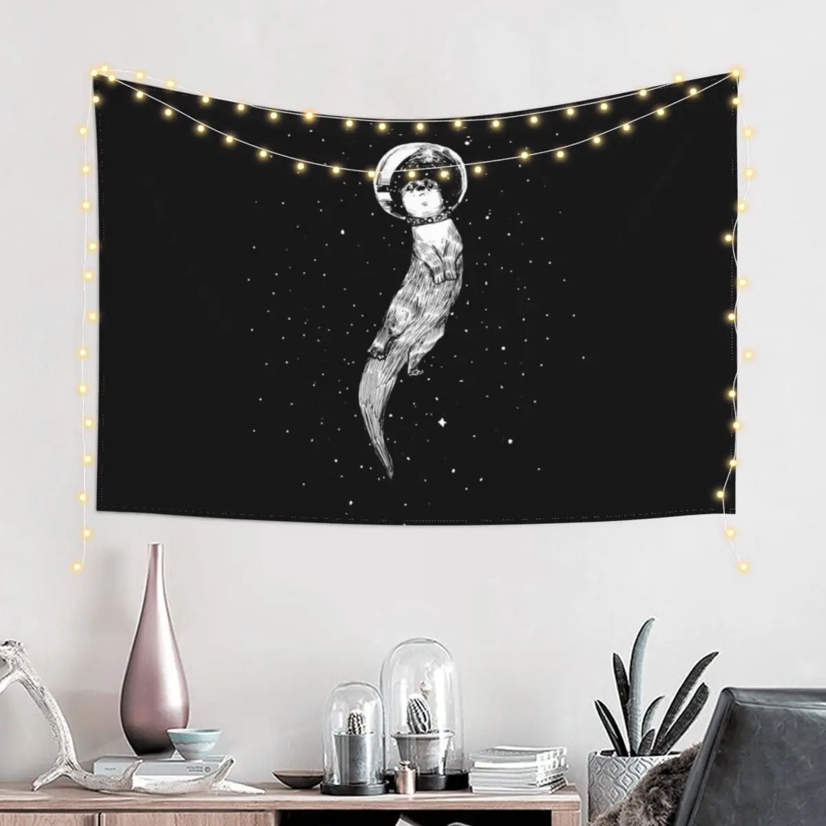 

Drifting in Otter Space (best for color) Tapestry Luxury Living Room Decoration Home Decorators Decor Home Wall Deco Tapestry