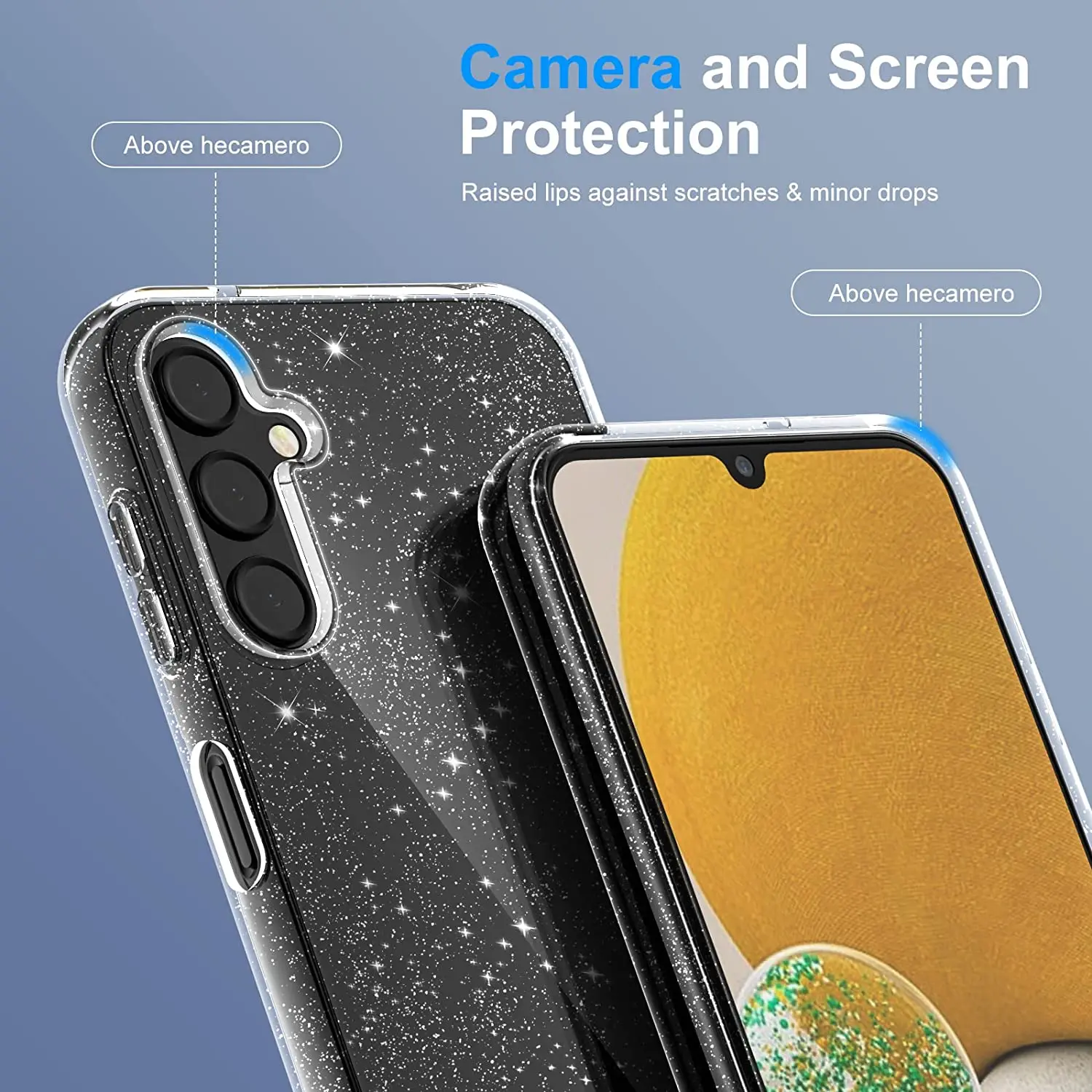 Glitter Case for Samsung Galaxy A55 A35 A14 5G A34 A54 S25 S23 Ultra S24 S22 Plus S21 FE S20 A53 A33 A32 Phone Cover Accessories - náhled 4