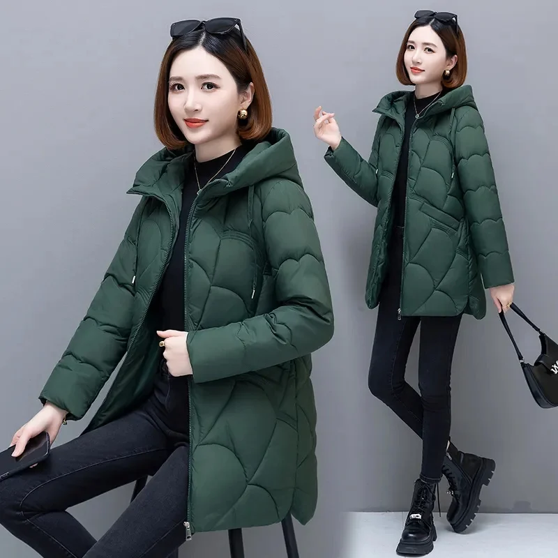 

Off-Season Down Jackets For Women's Mid To Long Styles 2023 New Cotton Jackets Cotton Jackets Autumn And Winter Jackets