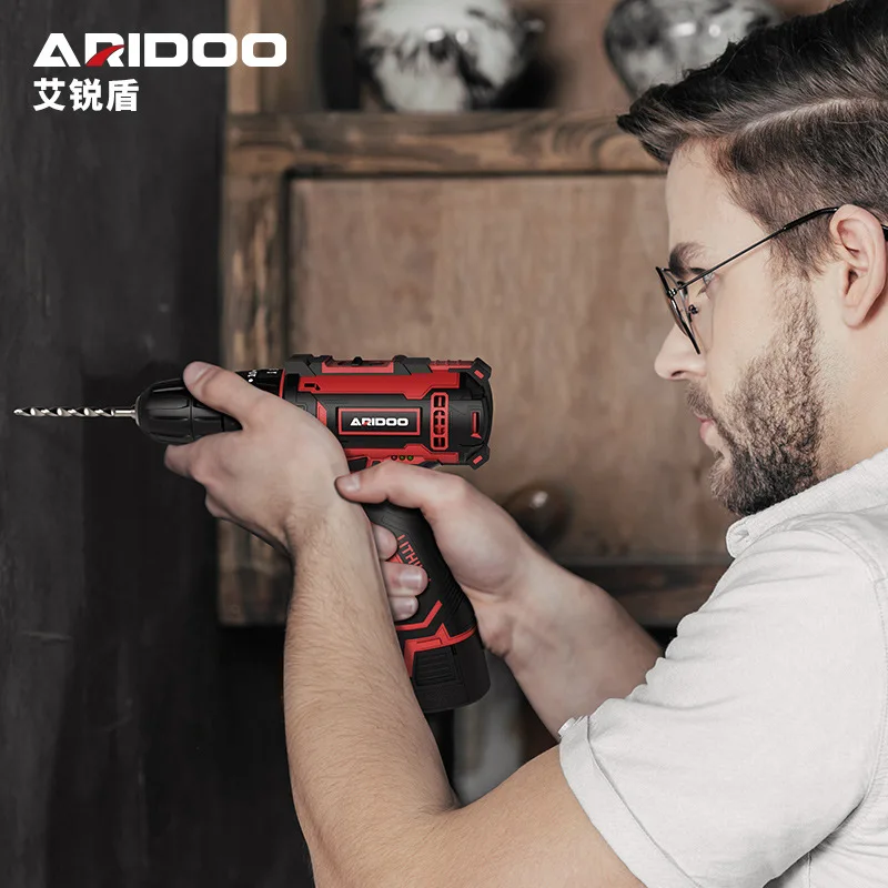 Cordless Hammer Drill and Electric Screwdriver 21V Brushless 25 Torque Settings 2 Speed Impact Driver with 10 Bits and Socket