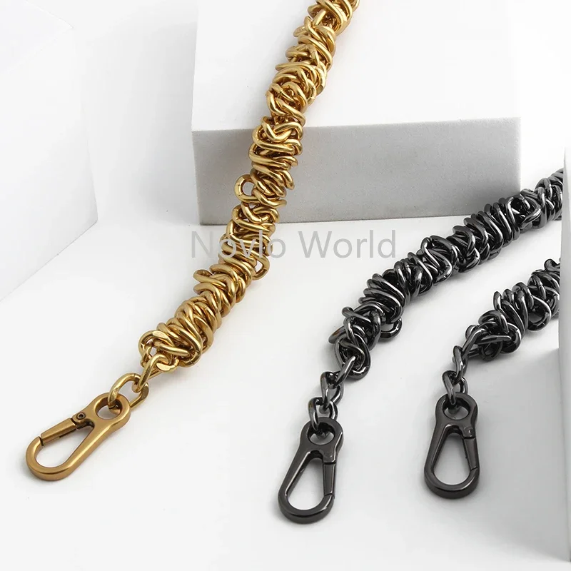 2/10/20PCS 39/75CM Aluminium Metal Chains With Buckles For Replacement Crossbody Shoulder Bags Purse Handbags Belt Accessories