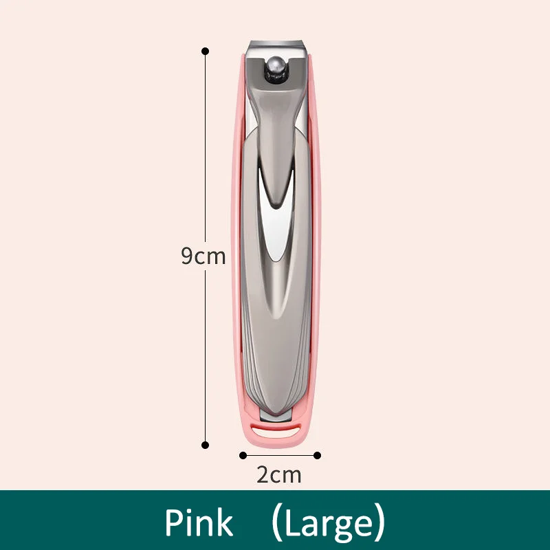 Kleurrijke nagelknipper Anti-splash nagelknipper Afneembaar ontwerp Vingernagelknipper Roestvrij staal manicure nagelgereedschap