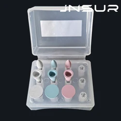 Silicone Polisher Kit For Low-Speed Handpiece Grinding Head Dental Composite Kit Porcelain/Natural Teeth/Amalgam/Metal Polishing