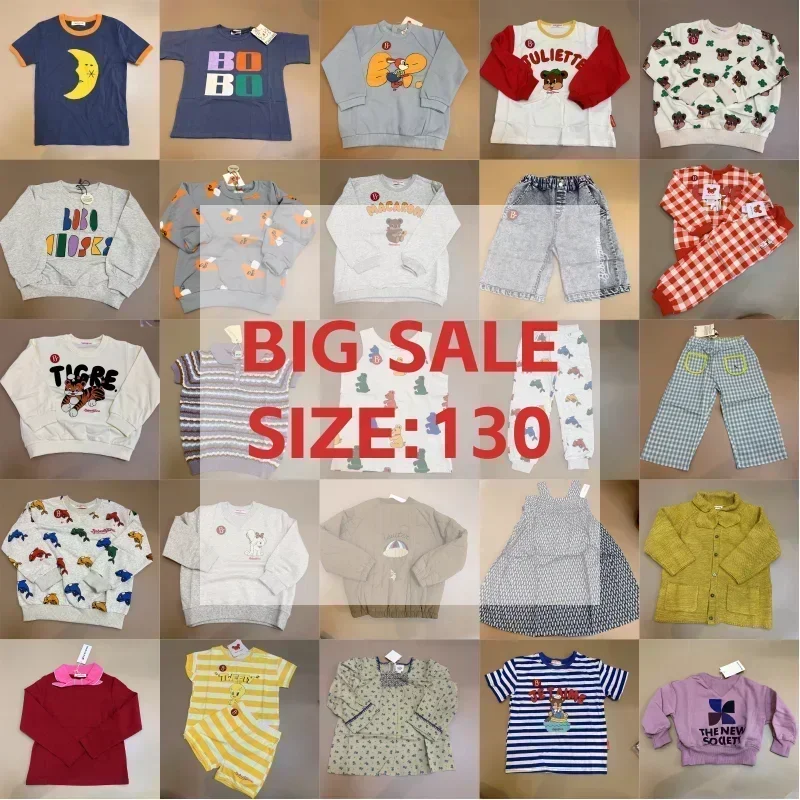 BIG SLAE SIZE 130 FOR Boys and Girls Baby Sleeve T-Shirts and Shorts Set Summer New Baby  6-7Y