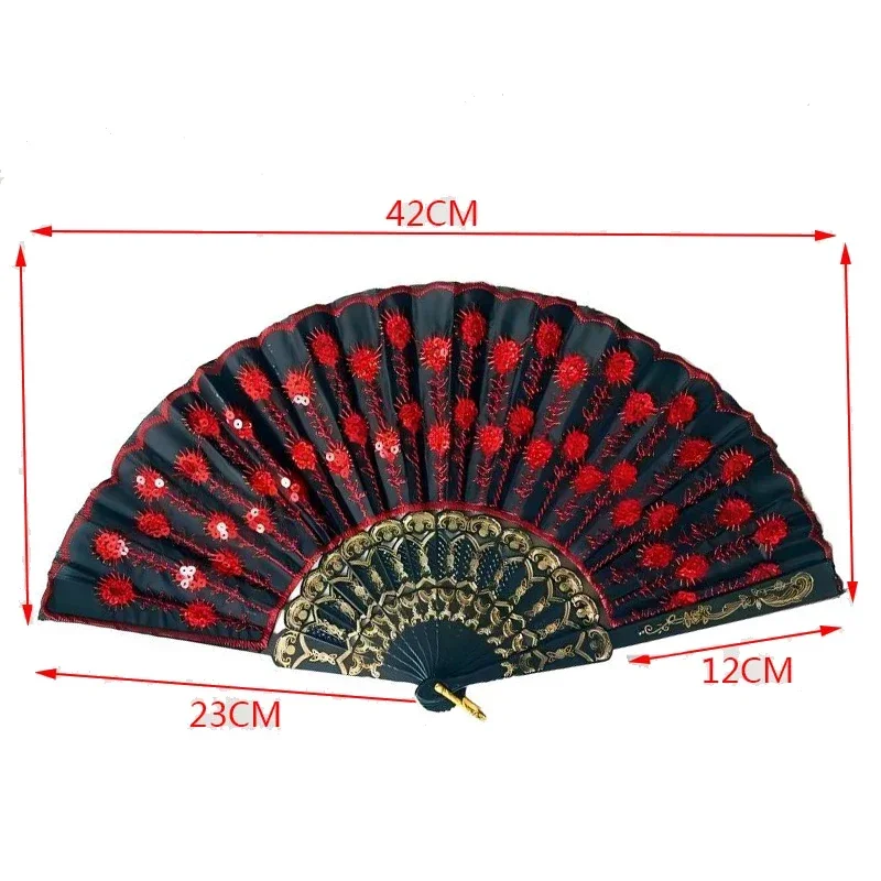 Spanisches Flamenco-Tanzkostüm für Kinder, rotes und schwarzes langes Kleid, Mädchen-Karnevals-Bühnenoutfit für Festival-Cosplay-Party – Detail 7