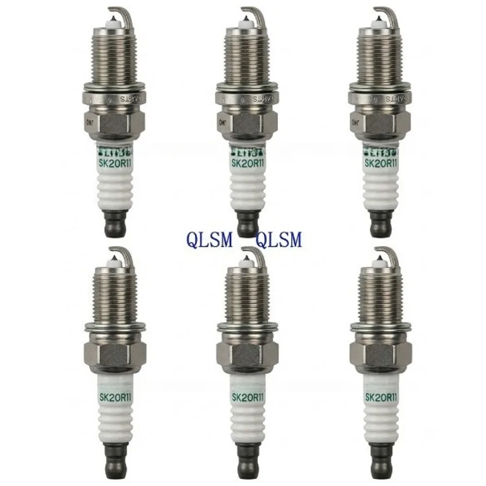 Комплект из 6 иридиевых свечей зажигания 90919-01210 SK20R11 3297 для Toyota Sienna, Lexus ES330, RX330 с двигателями 3.0L, 3.3L V6