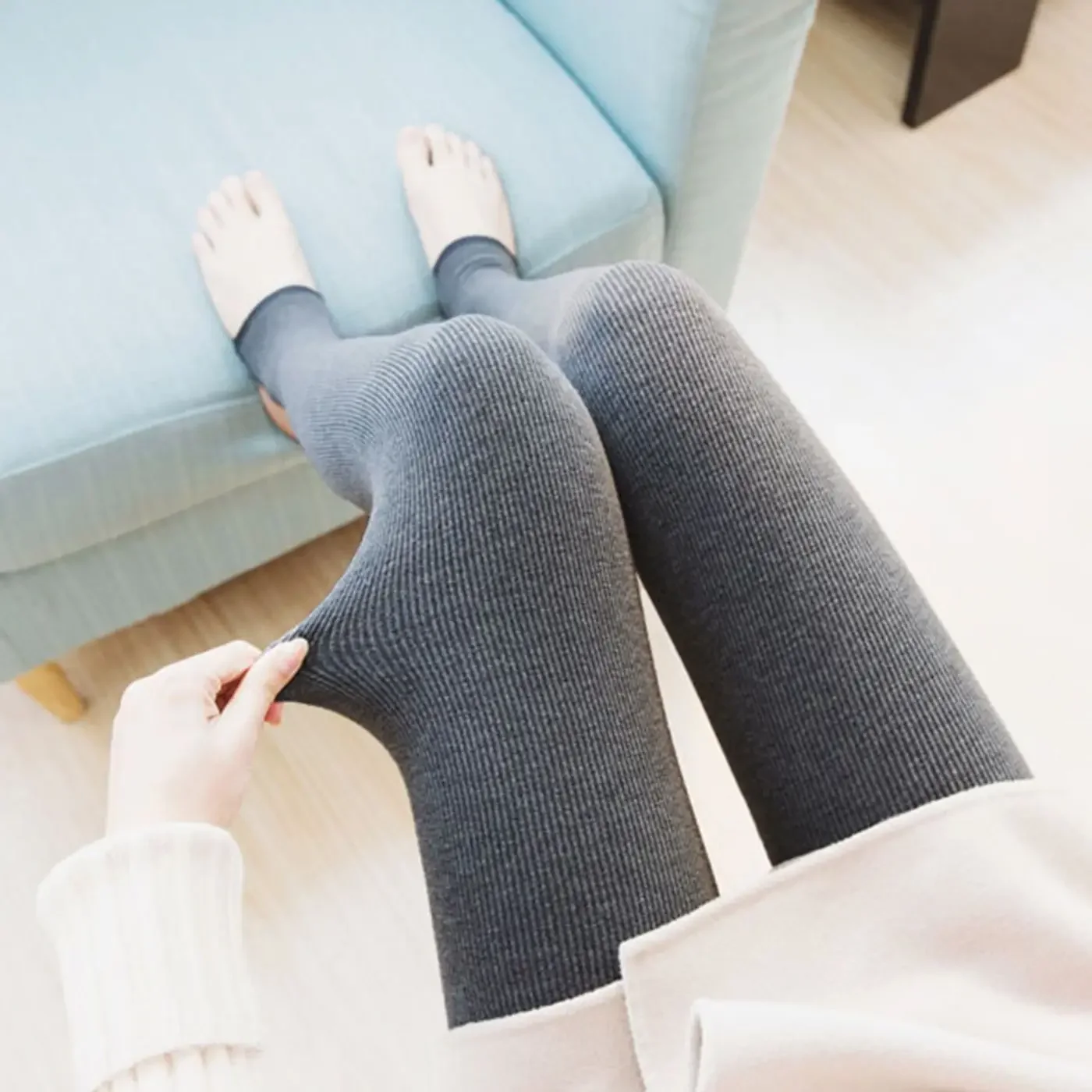 Thermal Pantyhose Solid Slim Warm Plus Velvet Thicker Legging Women Plush Autumn Ladies Winter Fashion All-match Female Students