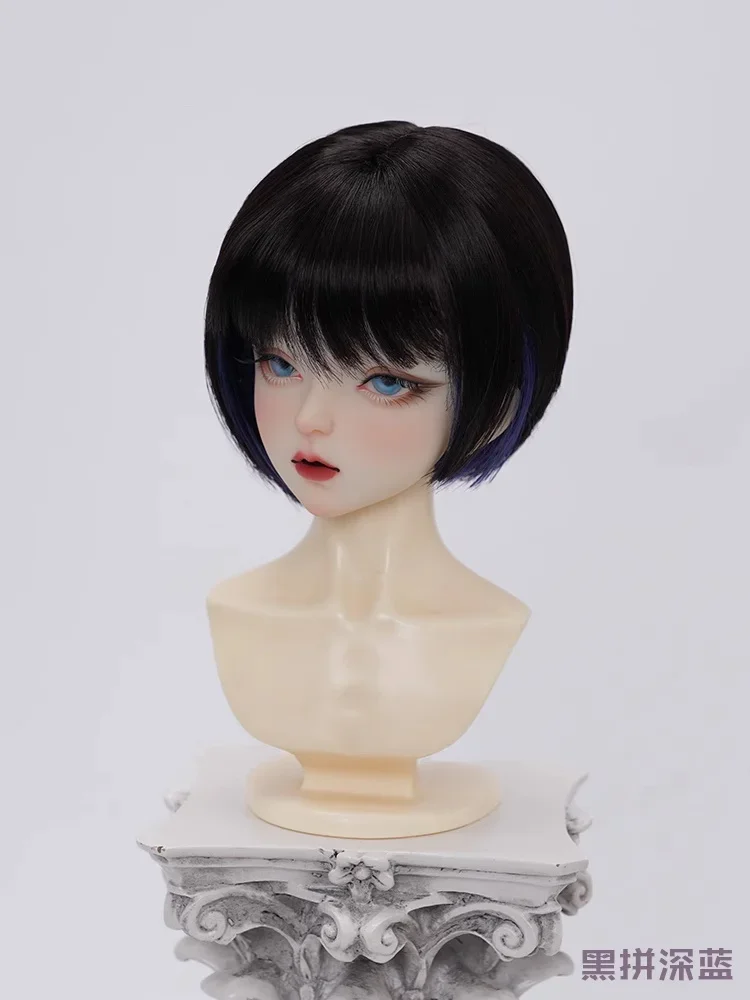 วิกผม BJD ไหมนุ่ม ผมสั้น สำหรับตุ๊กตาขนาด 1/3 1/4 1/6 SD MSD MDD YOSD วิกผมบ๊อบ อุปกรณ์เสริมตุ๊กตา