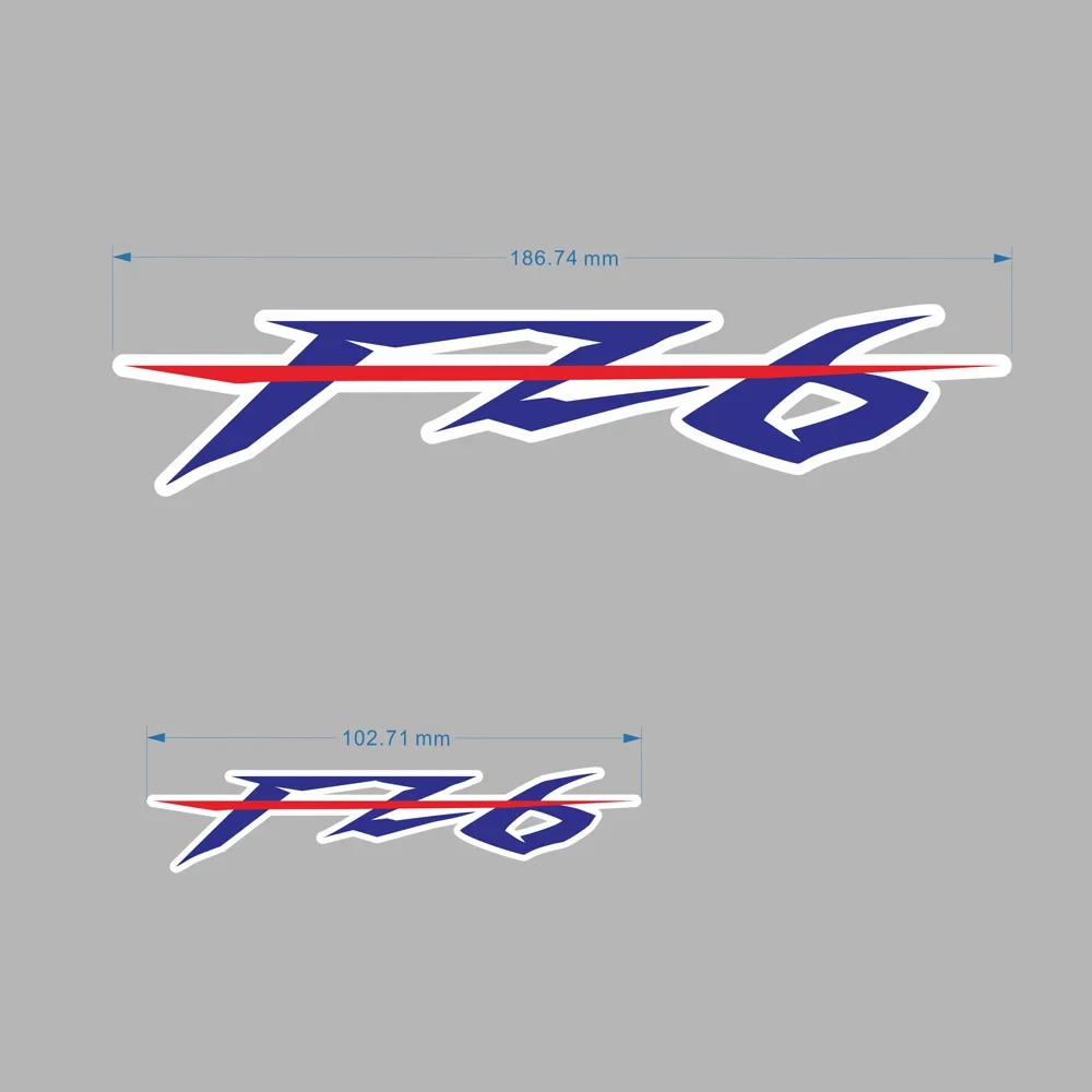 Motorcycle STICKER  DECALS RIMS WHEELS Body Shell Fairing Helmet Tank Pad FZ6 Moto Film