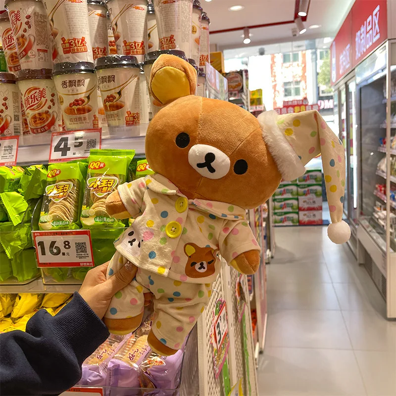 Rilakkuma Knuffel Pop Zacht Kussen Pyjama Slaapkussen Slaapbank Decoratief Ondersteunend Sierkussen Verrassing Kerstcadeaus