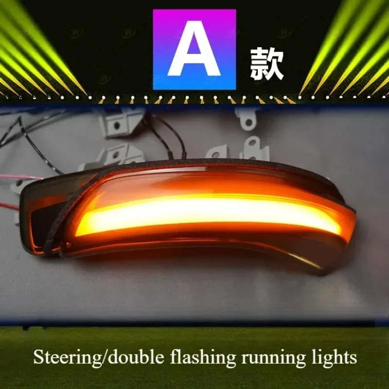 

For Toyota AVENSIS T270 2009-2015 Rearview Mirror Daytime Running Light DRL Dynamic Turn Signals Side Mirror Turn Signal Blinker