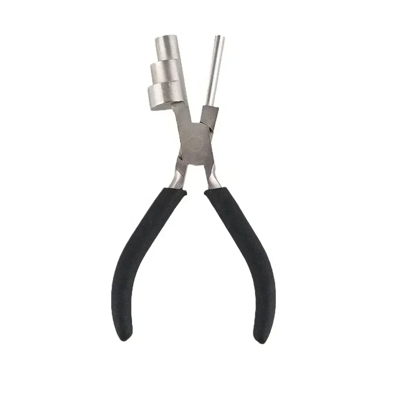 

New Pliers Big Head Three Section Flat Mouth Round Mouth Pliers Mini Jewelry DIY Winding Shape Pliers Hand Tools