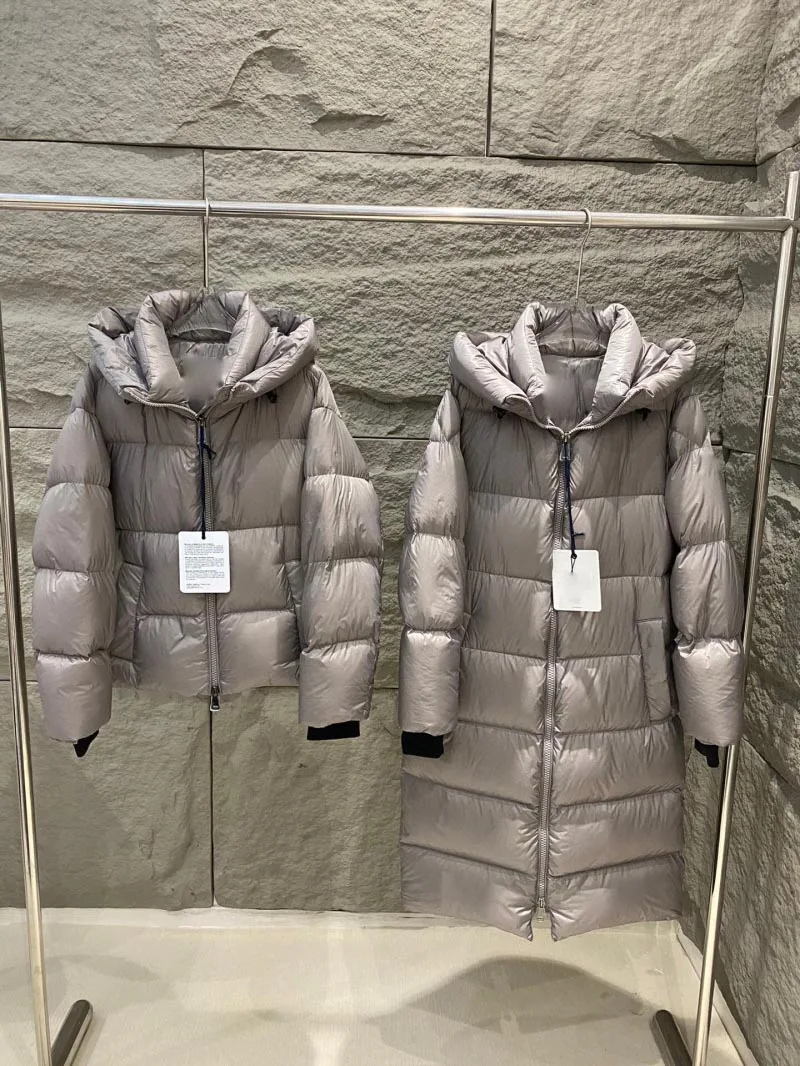 2024 Autumn/Winter New Women's Down Jacket Fashionable, Exquisite and Luxurious Goose Down Windproof and Warm Hooded Short Coat