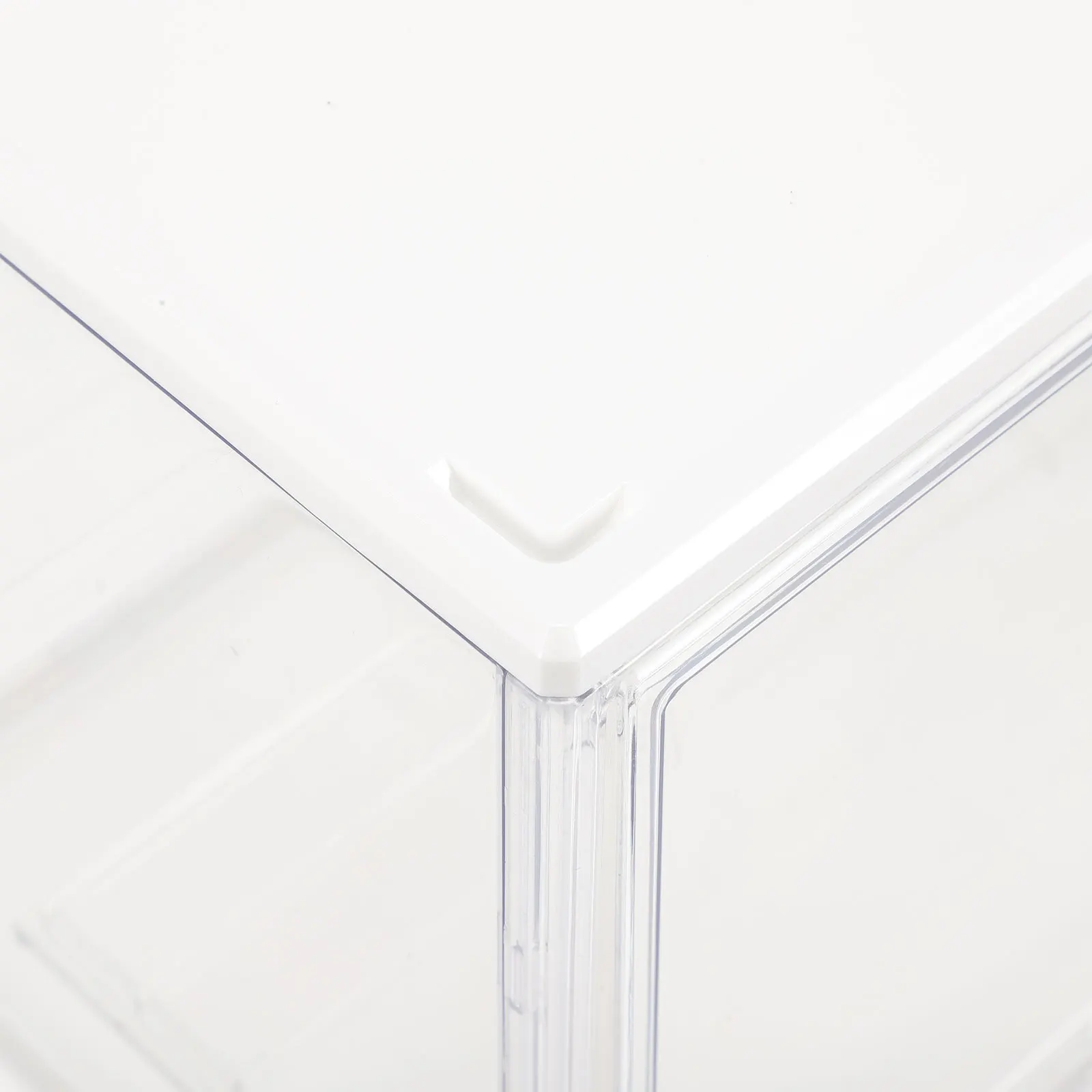 

Transparent Book Box Acrylic Display Case with High Clear Organizing Storage for Cosmetics Models Collection Stackable