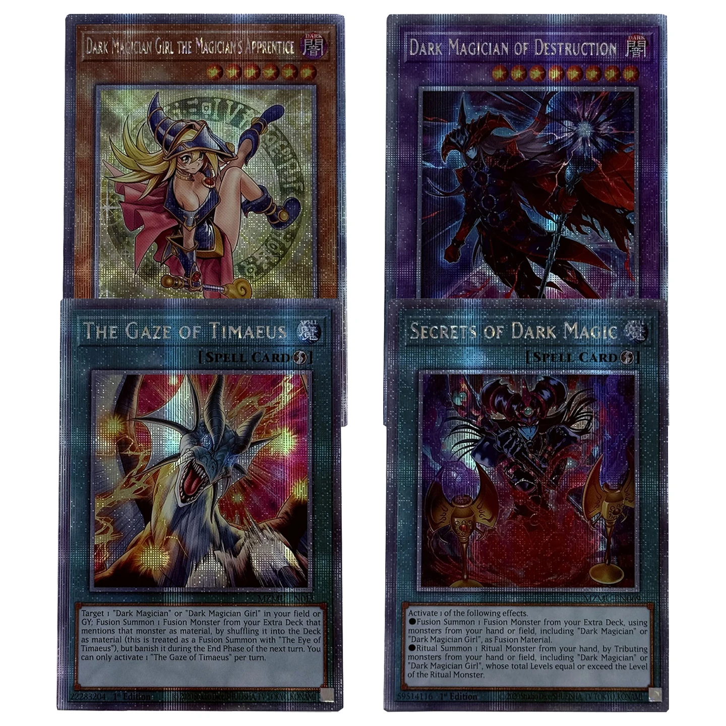 Yu-Gi-Oh! Collection DIY Proxy Cards Magician of Destruction Secrets of Dark Magic The Gaze of Timaeus Magicians Apprentice Gift