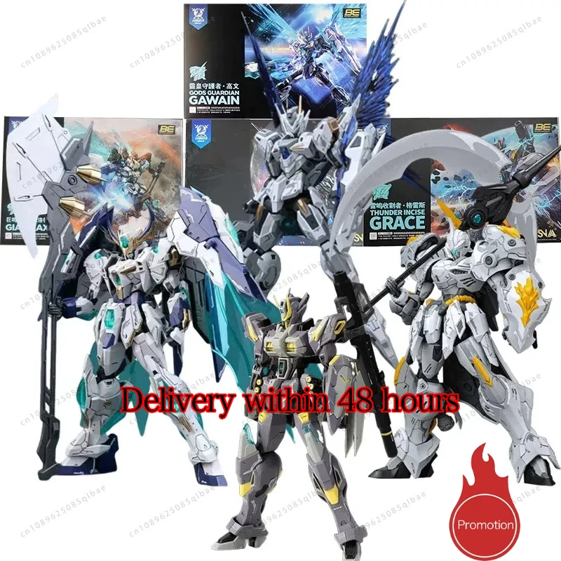 SNAA Caballeros de la Mesa Redonda figura de Anime Gawain gigante AX Iron Sickie Thunder Incise Grace figuras de acción de juguete regalo para niños