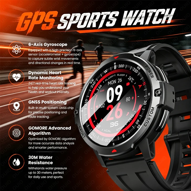 Timex Watches Smartwatch - GPS Smart Watch Real-Time Tracking 1.46