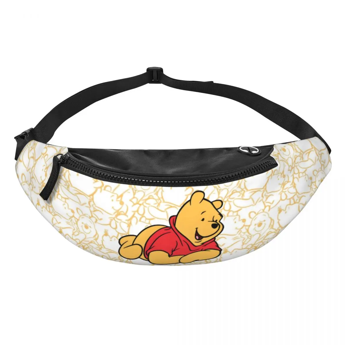 

Поясная сумка-бананка W-Winnie Anime The Pooh для женщин и мужчин, кроссбоди, для путешествий, для телефона и денег