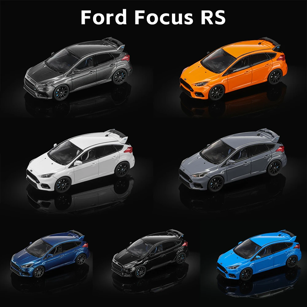 【Presale】Turning Crush 1/64 Focus RS  Alloy Car Model, Diecast Collection Gift Miniature Auto for Fans, Display Toy Figurine