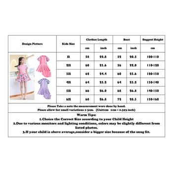 Girls' Floral One-Piece Swim Dress | Quick-Dry Swimwear Ages 3-16 6 Kids Girl Swimming Suit One Piece Beach Dress Quick Dry Swimwear Teenage Girl Swimsuits Children 3 to 16 Years Girl Bathing Suit 6