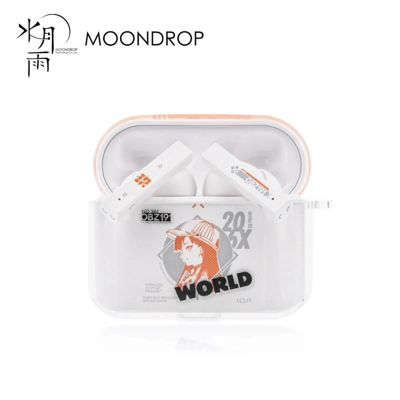 MOONDROP NEKOCAKE GIRLS FRONTLINE TWS IEMs True Wireless Earphones Support ANC A2DP/AVRCP/HFP/HSP/SBC/AAC Active Noise Canceling