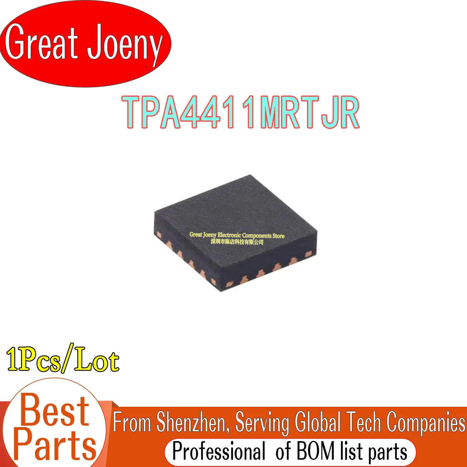 

100% New Original TPA4411MRTJR BPB TPA4411 IC Chipset QFN-20 Bulk Best Price