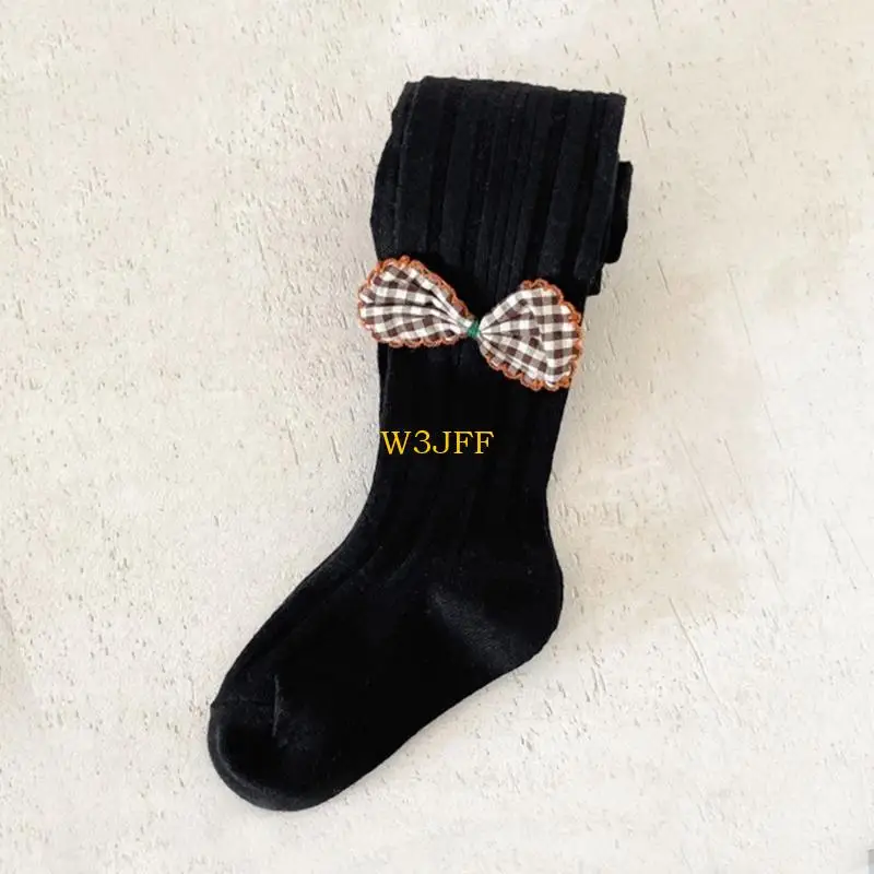 

W3JF Girls Tights Child Leggings Comfortable Leggings Combed Cotton for Little Girls