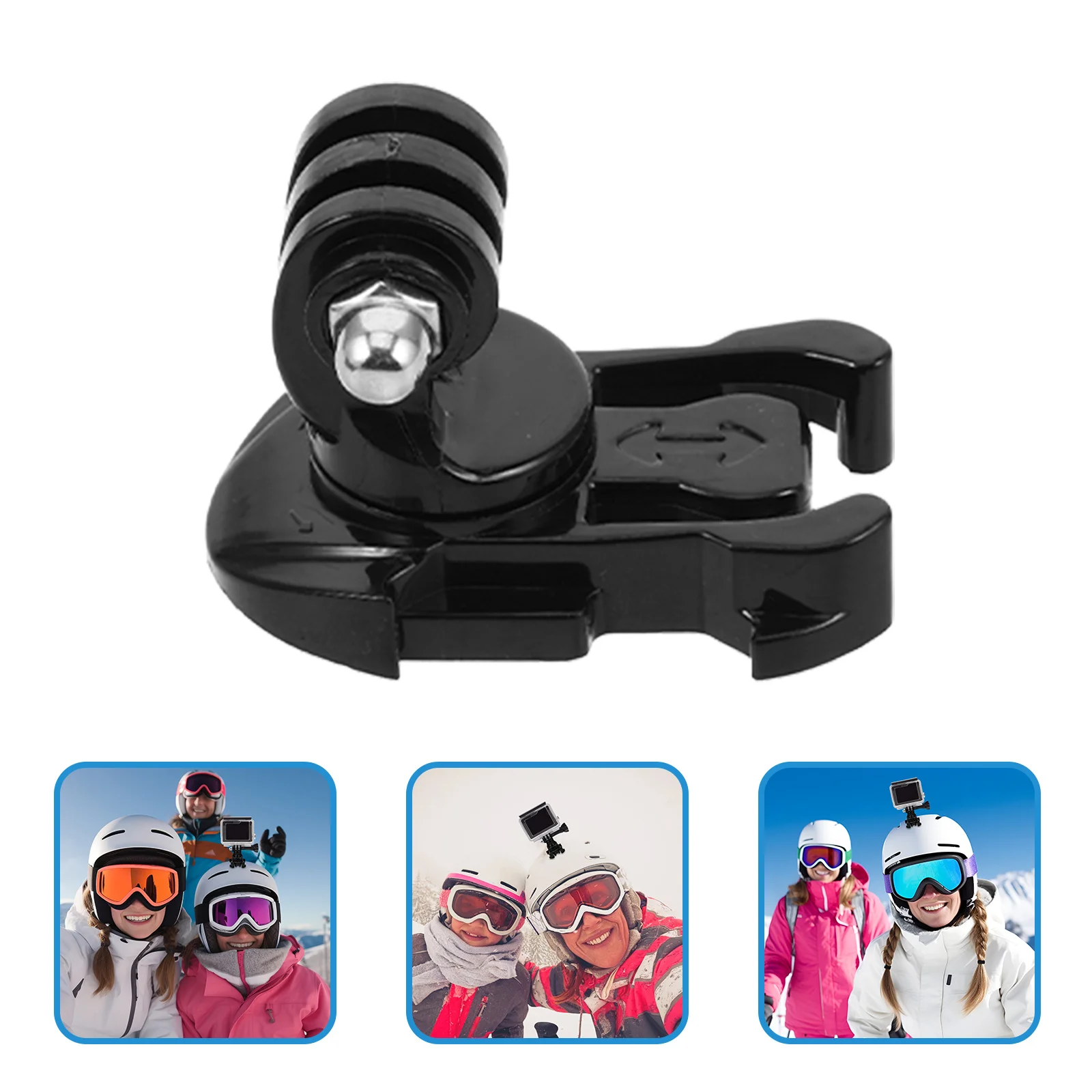 

10Pcs Universal Action Camera Mount Adapter with Long Screw Vertical Surface Buckle Accessories Stable for Dash Cam and