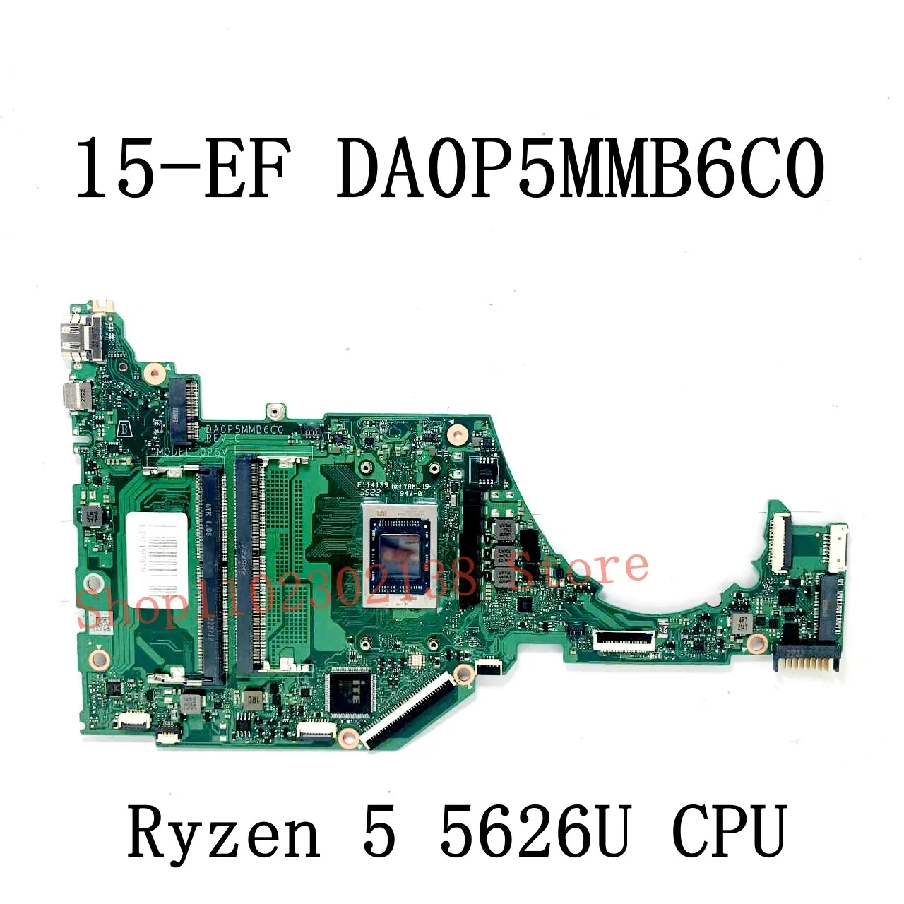 Mainboard N05844-001 N07727-001 With AMD R5 5626U / R7 5825U CPU For HP 15-EF 15S-EQ Laptop Motherboard DA0P5MMB6C0 100% Test OK