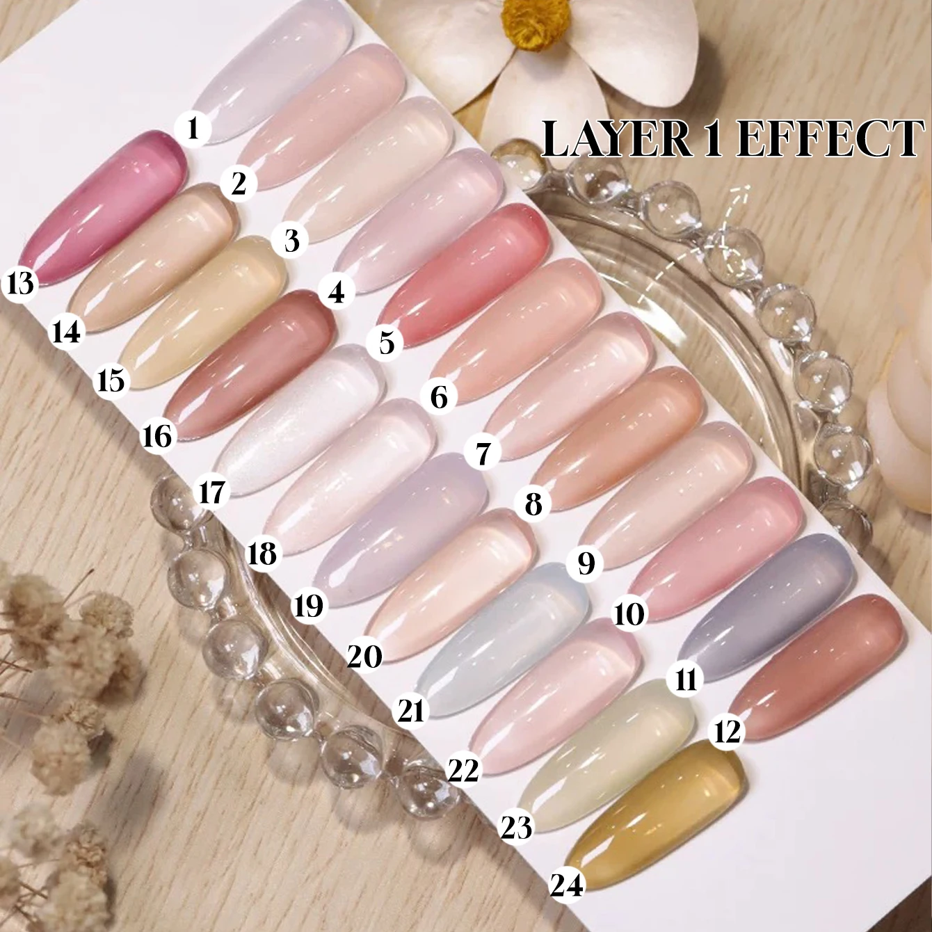 MIANEL10ML 2026 Spring/Summer New Nude Gel Nail Polish, Sheer Nude Skin Tone, Skin-Brightening Popular Translucent Nude Nail Gel