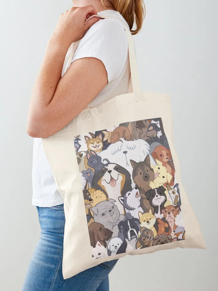 Pupper Party Tote Bag Customizable tote bag custom fabric bag women