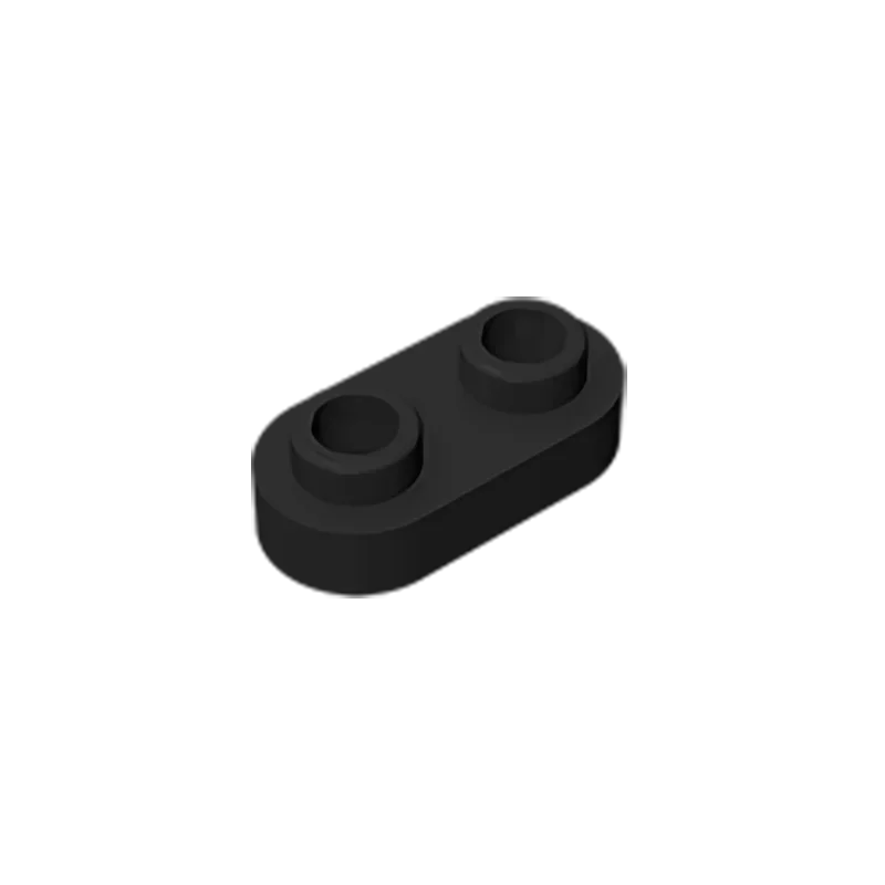 Gobricks Bausteine GDS-1403 Platte, rund 1 x 2, mit zwei offenen Bolzen, kompatibel mit Lego 35480, Kinder-DIY-Lernsteinen