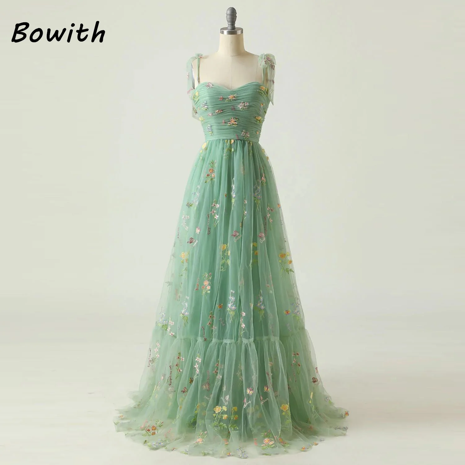 

Bowith Wedding Party Evening Dress Holiday for Women Elegant Ball Gown Prom Special Occasions Gala Sleeveless vestidos 2024New