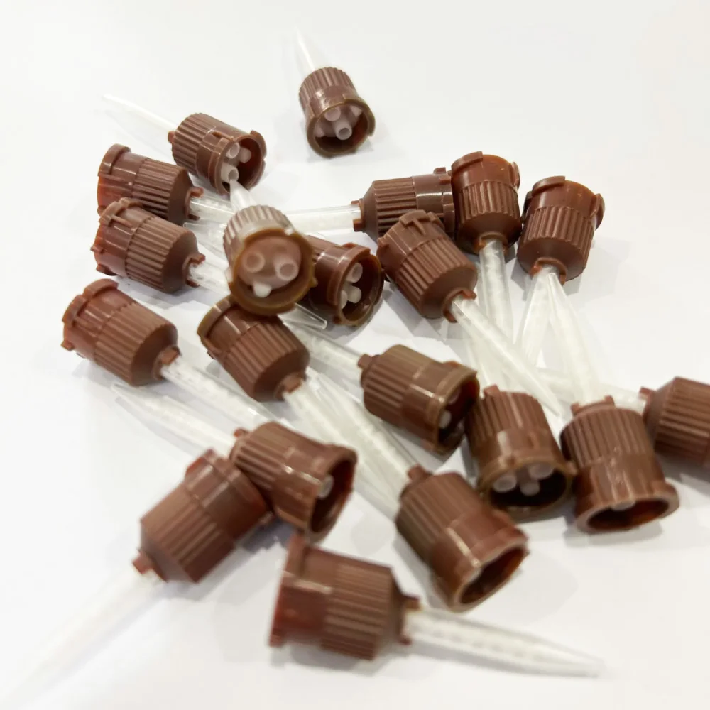 

Dental Mixing Tips Brown 1:1 Short 4cm Impression Mixer 100PCS