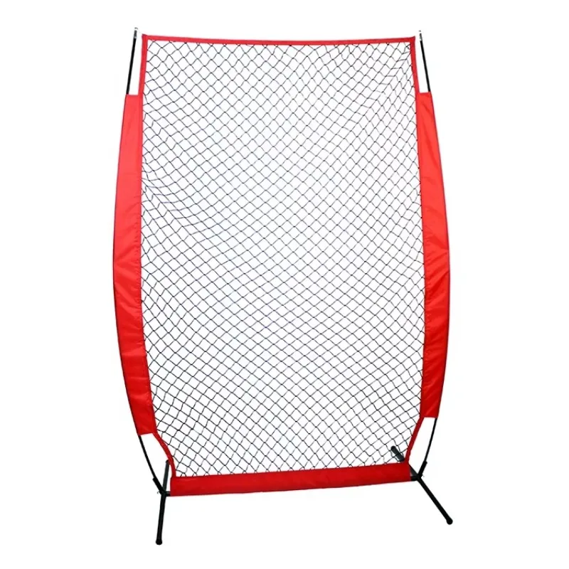 Rete da allenamento per softball e baseball per barricata sportiva portatile da 7 * 4 piedi con barriera antiappannamento per esercitarsi e allenamento