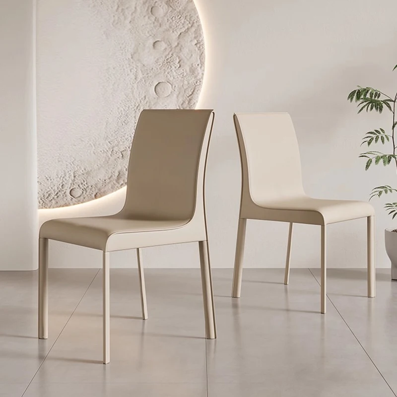 

Set Of 2 Minimalist Dining Chairs French Classic Nordic Design Dining Chairs Elegant Luxury Chaises Salle À Manger Furniture