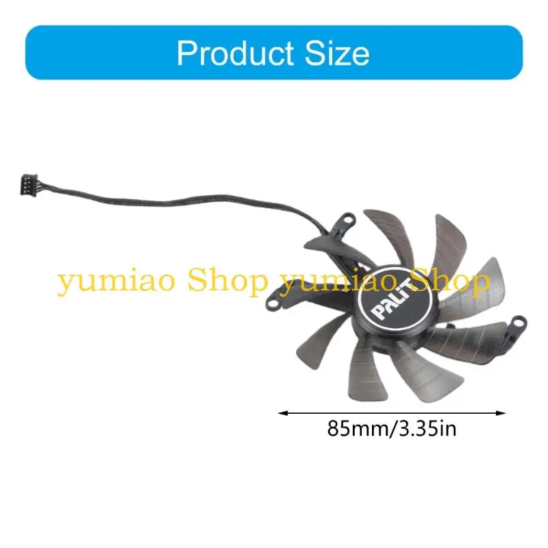 587B 85mm 4Pin GA91S2U for PALIT 2070 2060 1660 1660 Ti Graphics Card Replacement Fan