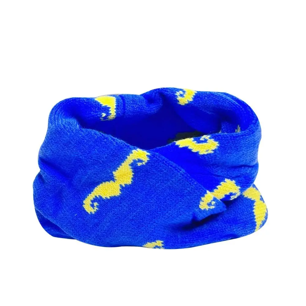 Simple Warm Winter Scarf Windproof Soft Neck Warmer Thick Cute Knitted Scarf Boys Girls